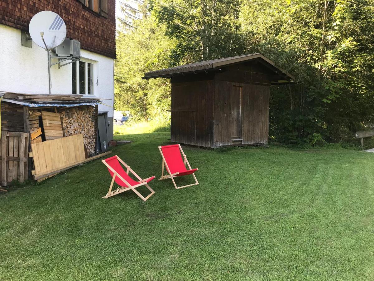 Ferienwohnung Morgentau Am Rande Der Wildnis Sibratsgfäll Esterno foto