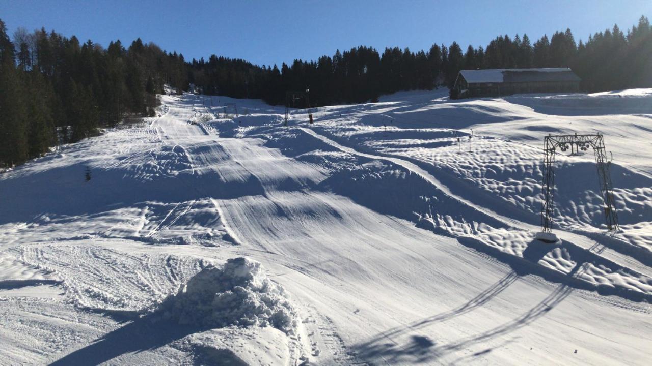 Ferienwohnung Morgentau Am Rande Der Wildnis Sibratsgfäll Esterno foto