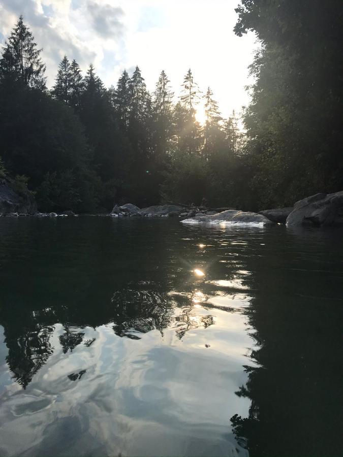 Ferienwohnung Morgentau Am Rande Der Wildnis Sibratsgfäll Esterno foto