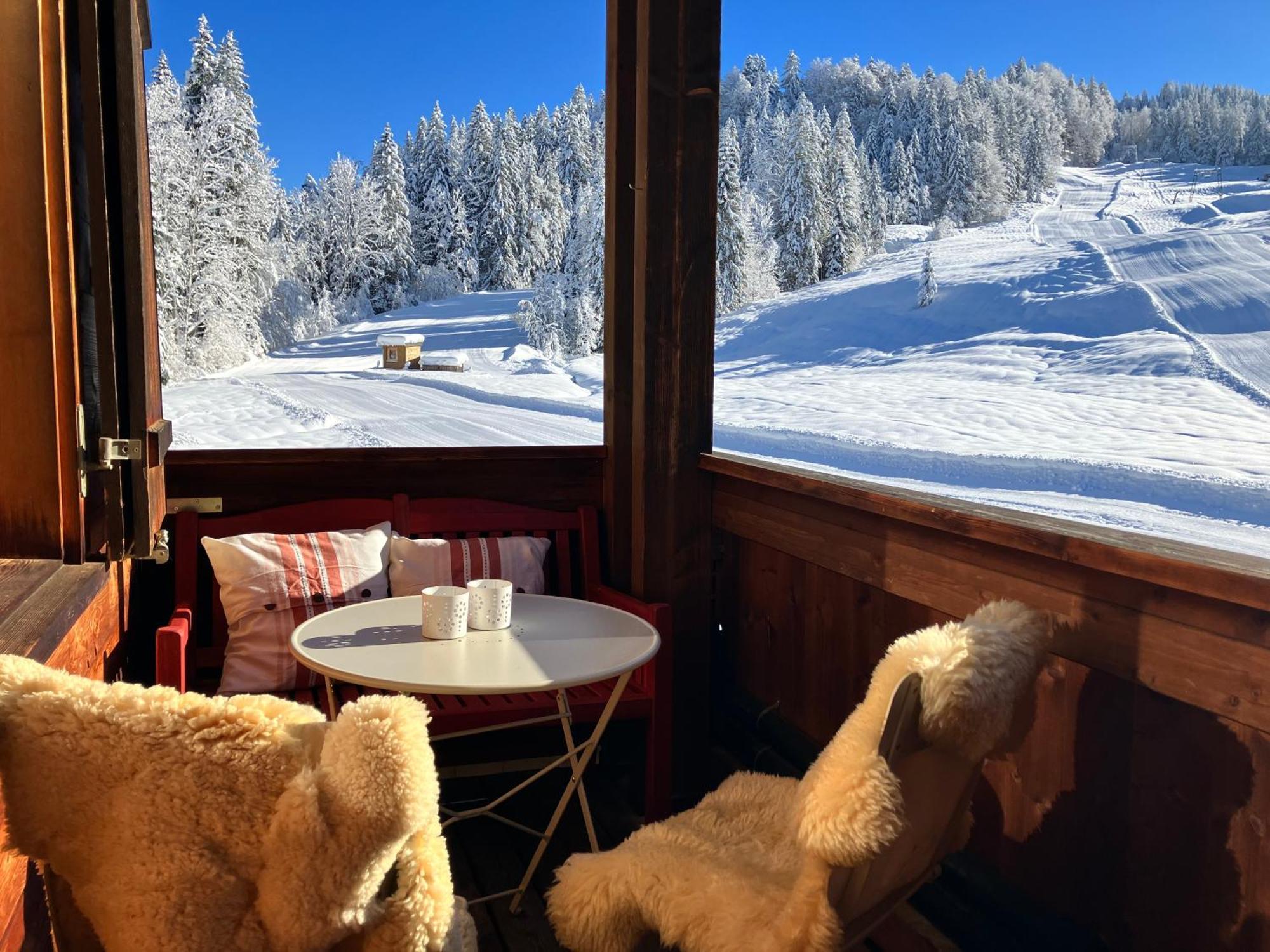 Ferienwohnung Morgentau Am Rande Der Wildnis Sibratsgfäll Esterno foto